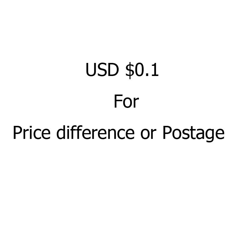 

$0.1 Fill the postage or price difference