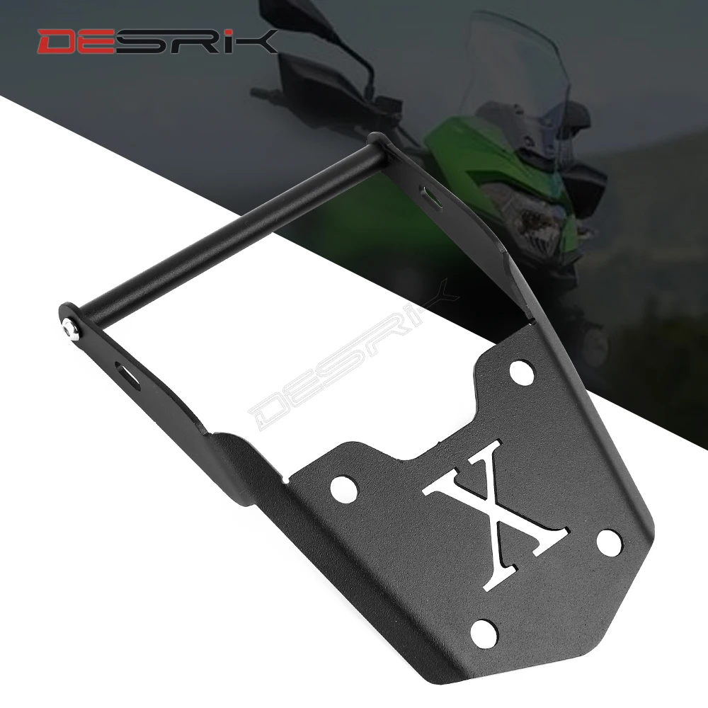 Кронштейн для мобильной навигации GPS мотоцикла с регулируемым ветровым стеклом для KAWASAKI VERSYS X300 X-300 X 300, аксессуары