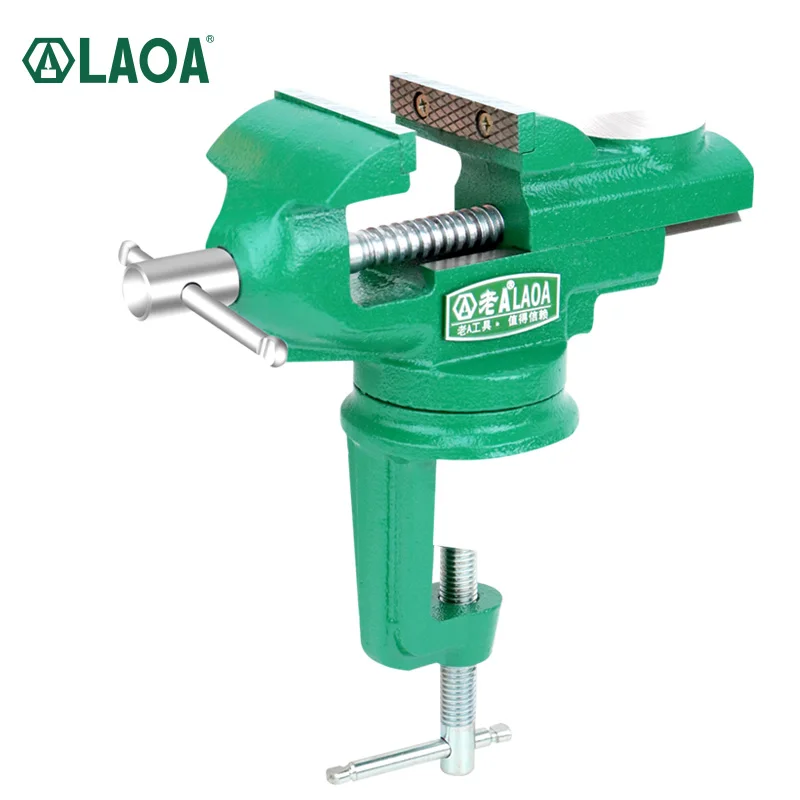 LAOA Table Vice Mini Bench vise Multifunctional Bench Screw With Large Anvil Locking Pliers Clamp-on Table Clamping Tools