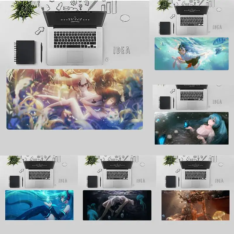 

Beautiful sexy cute girl Office Mice Gaming Mousepad Desk Table Game Work gamer Large Mouse pad Mats Non-slip Laptop Cushion