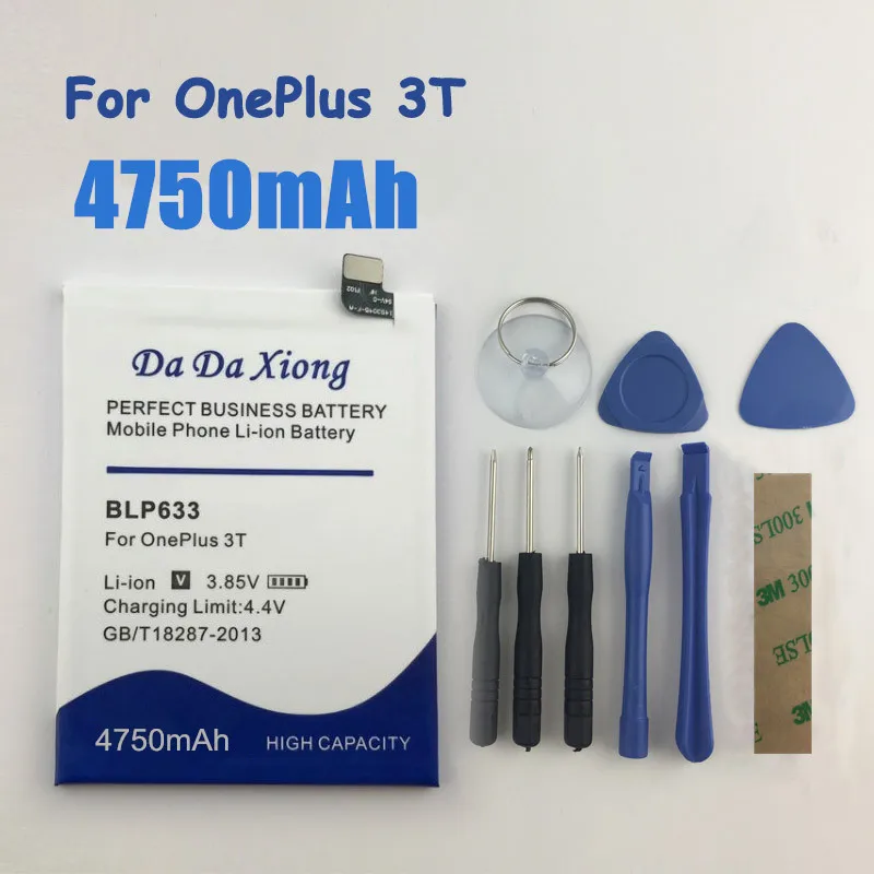 Аккумулятор BLP633 4750 мАч для OnePlus 3T A3010 1 + Phone 3 blp633 сменный аккумулятор|battery for|3