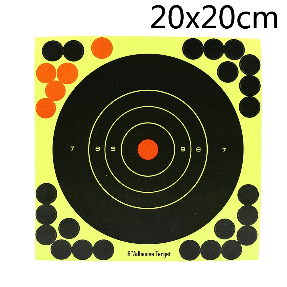 5 шт./лот Splatter burst Targets 8 "клей в упаковке для охоты и стрельбы наклейки мишень