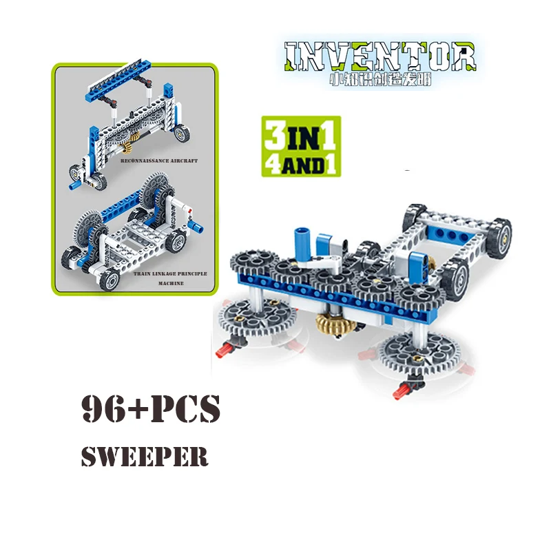 Mechanical Gear Building Blocks Engineering Childrens Science Educational STEM Toys 3IN1 Kid Brick | Игрушки и хобби