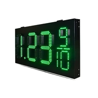 12 inch 6 inch green 7 segment 8 88 format 9 10 led lpg price plate outdoor gas station led digital price screen display
