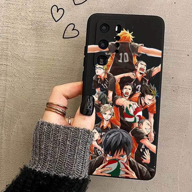 Anime Hinata Haikyuu Phone Case for Xiaomi Redmi Note 10 Pro 9 9C 9A POCO M3 X3 F3 Soft Back Covers | Мобильные телефоны и