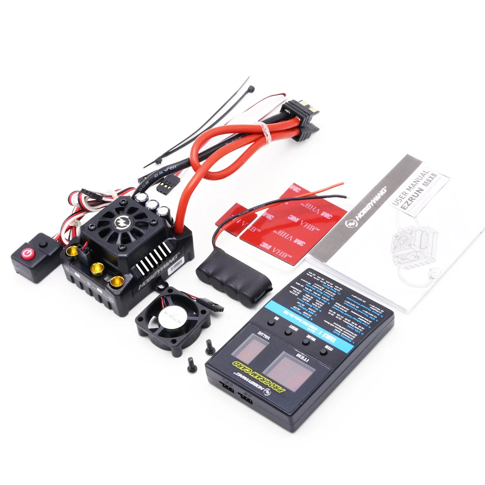 Hobbywing EzRun Max8 v3 150A водонепроницаемый бесщеточный ESC T/TRX штекер+ 4274 2200KV мотор+ светодиодный программируемый для 1/8 RC автомобиля грузовика