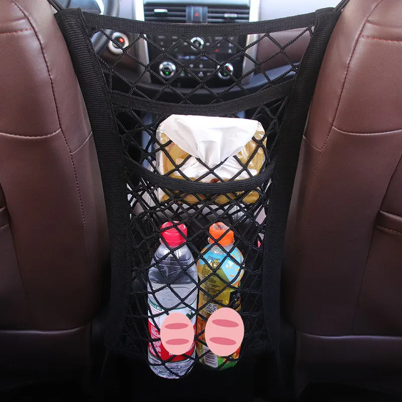 Автомобильный сетчатый карман сумки Держатель Автокресло боковое заднее