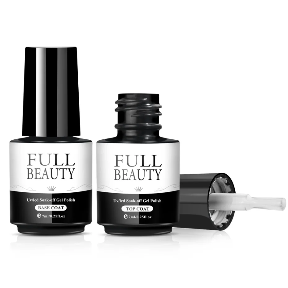 7 мл Топ для ногтей без липкого слоя топ глянец прозрачный Гель-лак и база лака