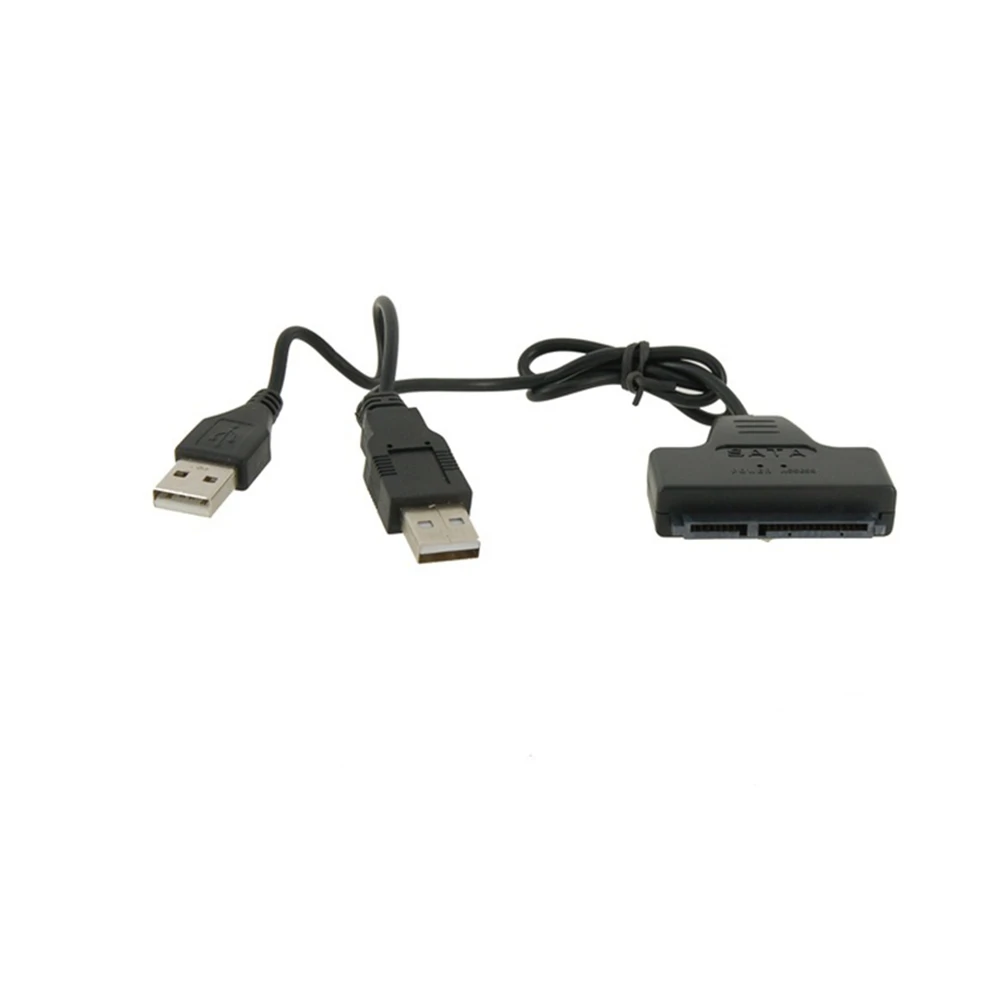 Горячая SATA к USB 2 0 7 15 22pin кабели адаптера внешняя мощность для 5 ''Ssd Hdd жесткий