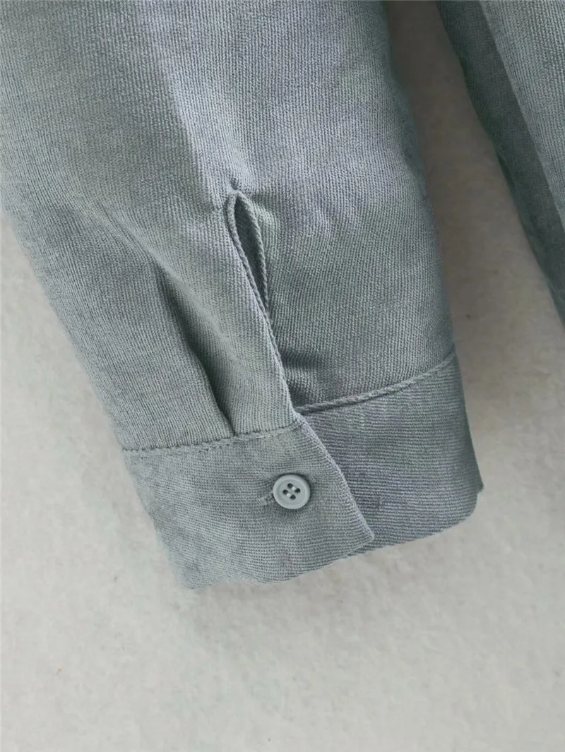 

Spring New England Style Turn-down Collar Dress Shirt Female Fashion Solid Color Long Blouse Women Ladies Tops