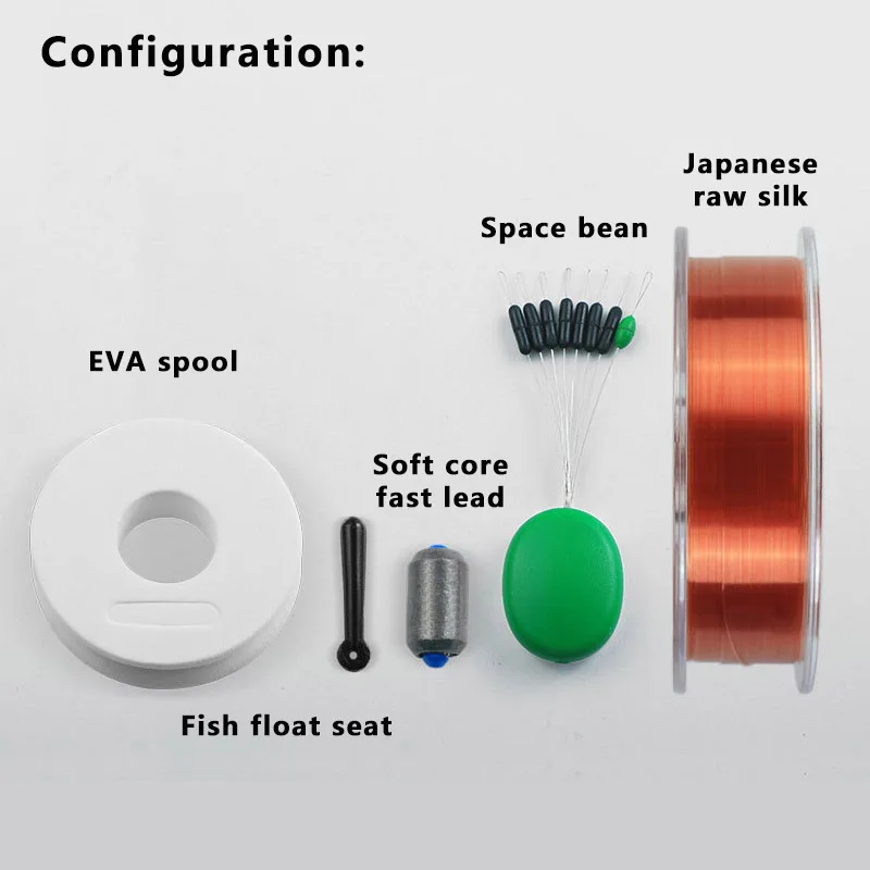 1 шт. комплект основной лески 3 6 м рыболовная нейлоновая леска портативная