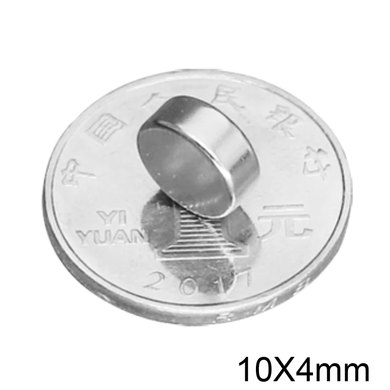 100/200/300 шт 10х4 мм неодимовый магнит супер сильный 10 x 4 мощные магниты постоянные