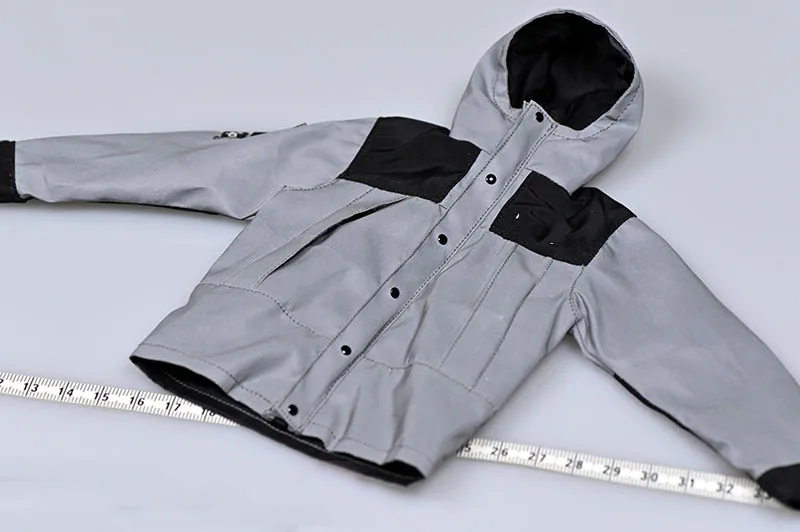 

1/6 Scale men's Fashion jacket Outdoor Reflective Coat fit 12 inches TBleague Male M32 M33Action Figures Clothing