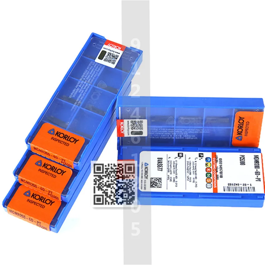 

MGMR200-6D-PT PC5300 KORLOY Original CNC carbide inserts Steep hill Cut-Off insert 10PCS/BOX