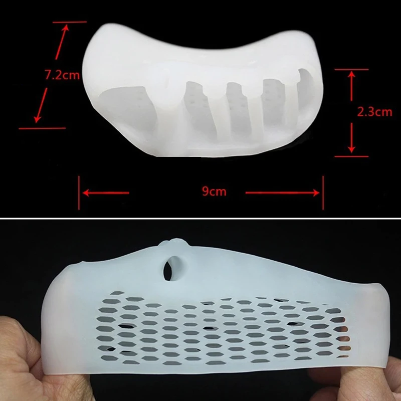 1pair=2pcs Hallux valgus Orthotics Silicone Forefoot Pad Foot Reusable Pain Relief Breathable for Women Men Tool Orthopedic pad | Спорт и