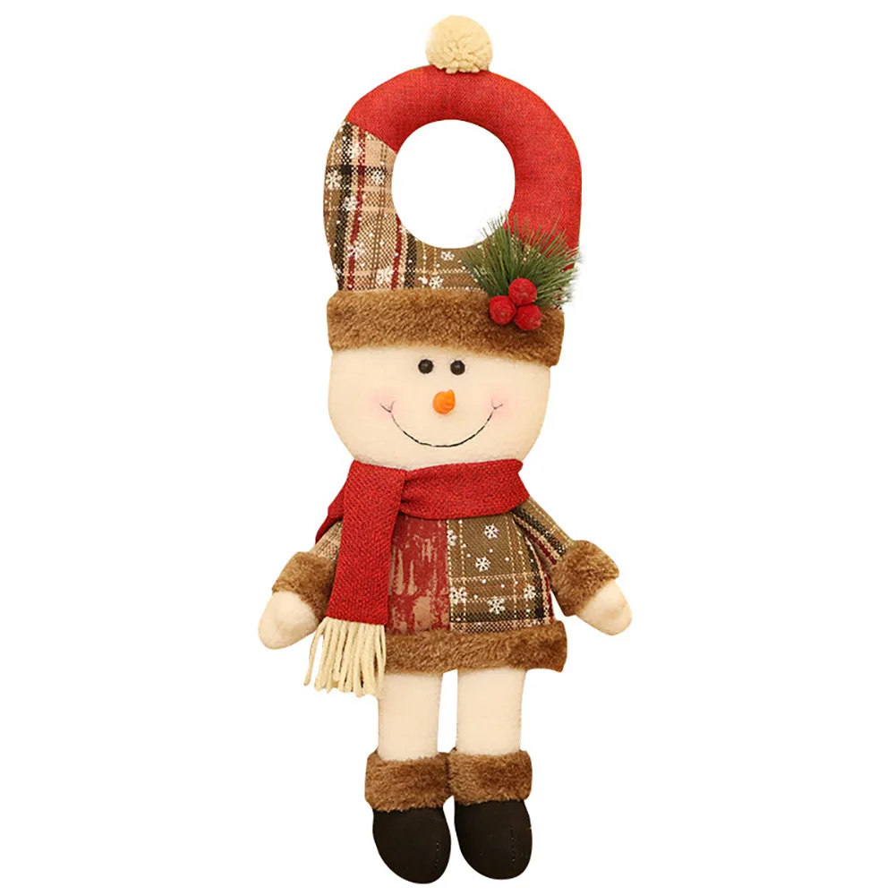 Рождественские украшения Санта Клаус Снеговик игрушка кукла в виде оленя