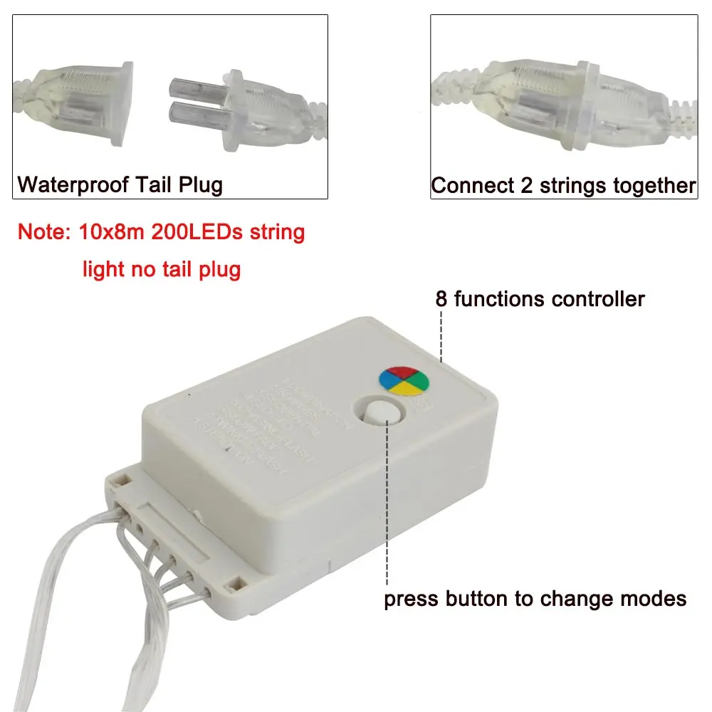 Светильник с сеткой Рождественская гирлянда светильник s украшение наружный
