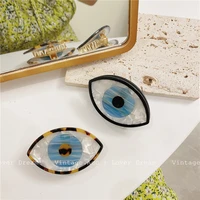 new acetate eyes hair claws korean ins vintage geometric tortoiseshell colorful eye claw clip chic women accessories hairpins