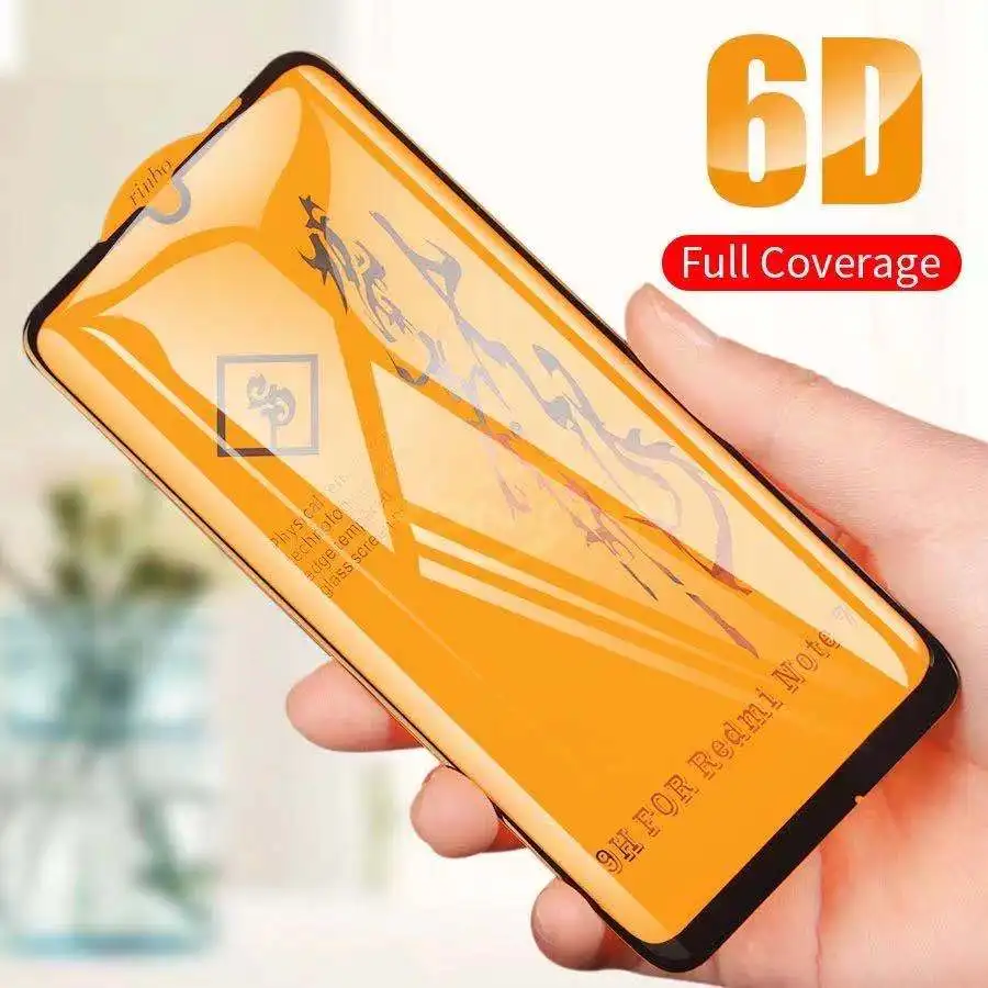 10PCS 6D Full Glue glass For Xiaomi Redmi 6A NOTE5 PLUS NOTE6 PRO Temper glass for XIAOMI 5X A1 6X A2 A3 S2 Y2 X2 2S