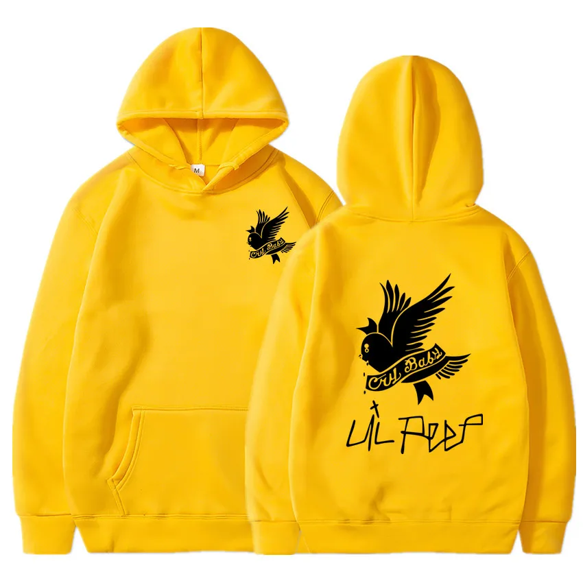 

2021 new graffiti letter printed sweatshirt men's Harajuku polar fleece hoodie hip hop hoodie