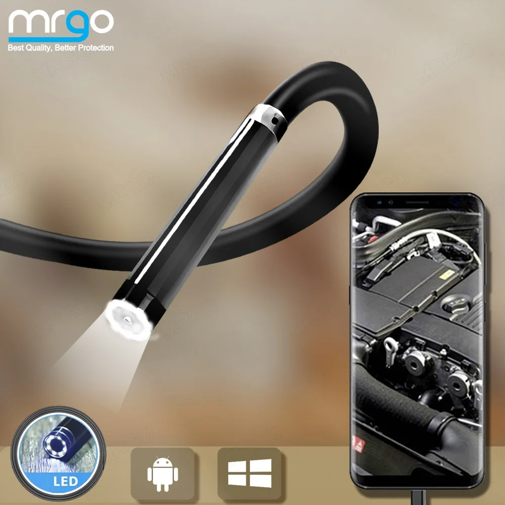 

USB-эндоскоп с гибким кабелем для смартфона, Android