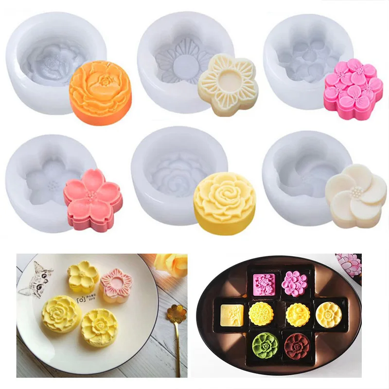 Силикагель Mooncake силиконовая форма Торт Желе помадка ручной работы мыло печенье