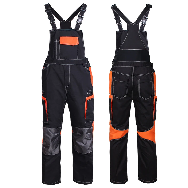 

Men's Cargo Pocket Work Overall Workwear Bib Overall Twill Multi Pocket Working Mechanic Working Uniforms Work Jumpsuit