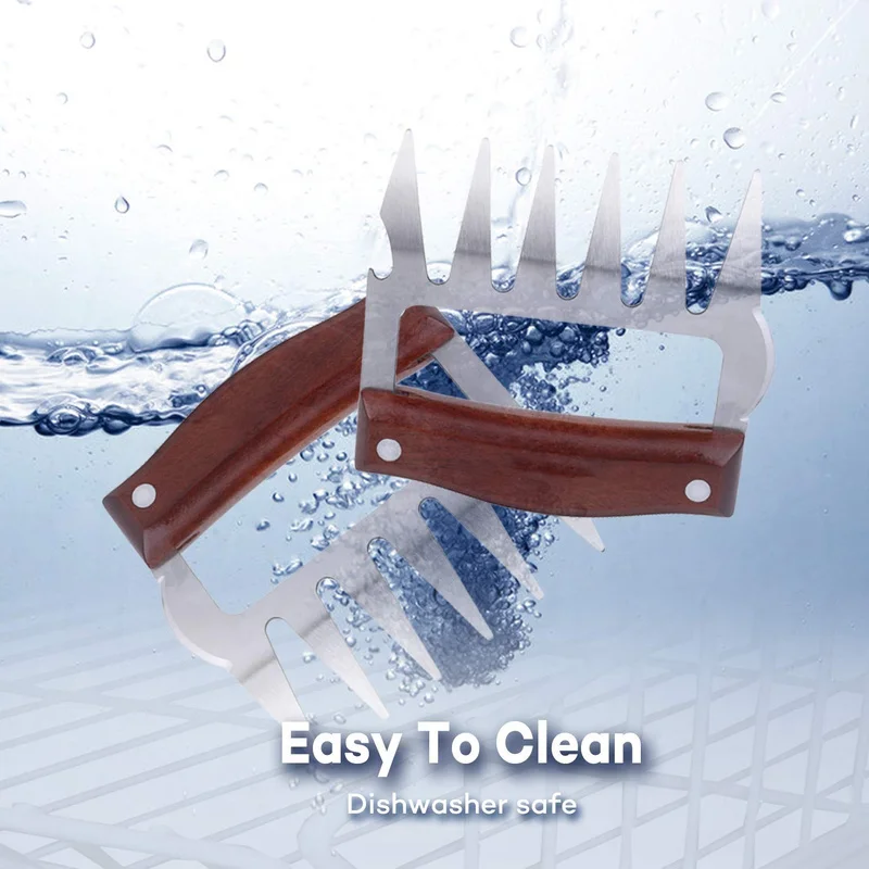 Металлические мясные когти для измельчения мяса из нержавеющей стали вилка с