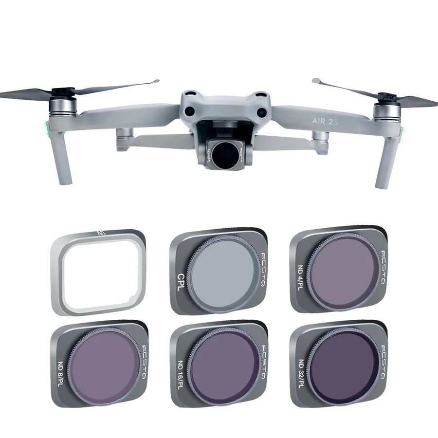 

Набор фильтров Air 2S UV CPL ND NDPL4/8/16/32 для дрона DJI Air 2s 4k
