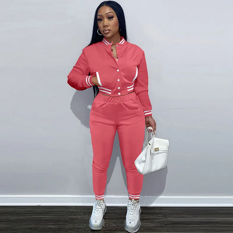 Спортивный костюм для активного отдыха из двух предметов Женская бейсбольная