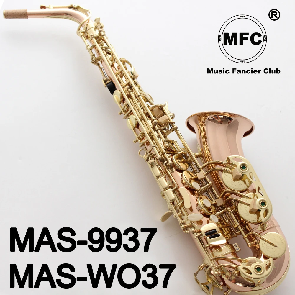 Музыка Fancier клуб альт саксофон MAS WO37 9937 фосфорная бронзовая Медь Золотые ключи Sax