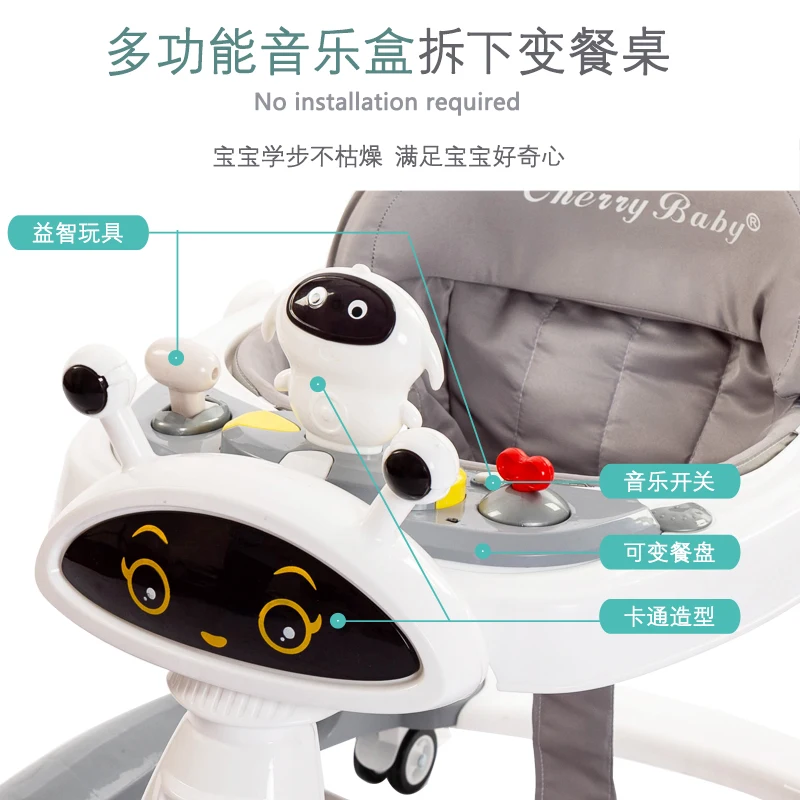 Baby Stroller Anti-o Leg Anti Rollover Walking Hand Push Can Sit Girl Boy Multifunctional 6-12 Months | Мать и ребенок