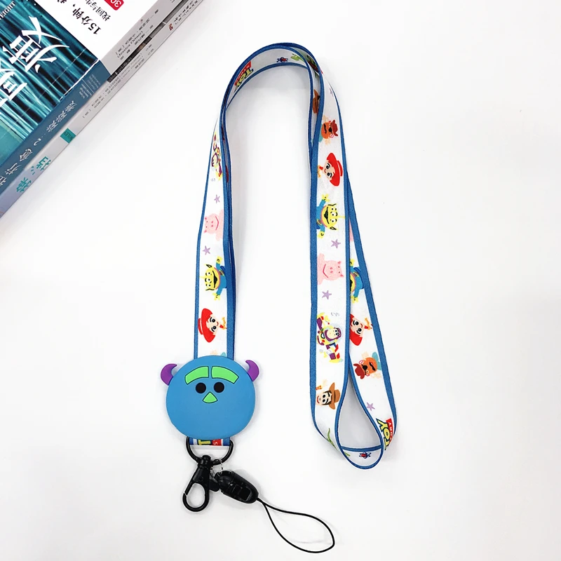 3 Милый мультяшный брелок ремешки на шею для ключей ID Card Pass Gym USB Phone lanyard DIY - Цвет: 3