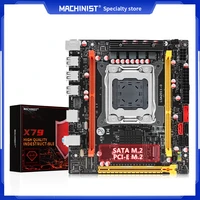 machinist x79 lga 2011 motherboard support ddr3 ram memory intel xeon e5 processor with sata 3 0 m 2 dual protocol x79 v2 73a