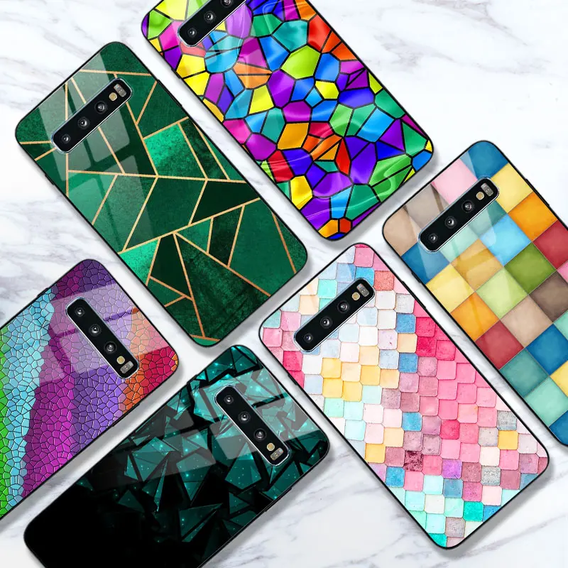 Глянцевый чехол для Samsung Galaxy S10 Lite 2020 мягкие силиконовые чехлы из ТПУ S6 S7 edge S8 S9 Plus