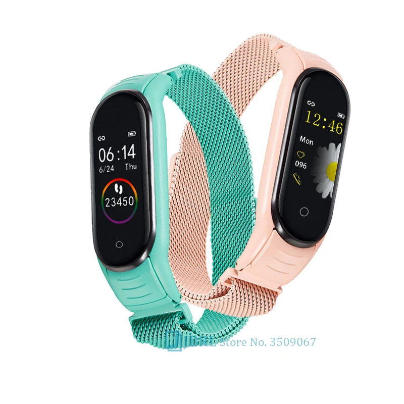 Смарт часы из нержавеющей стали для мужчин и женщин Android IOS Smartwatch Электроника