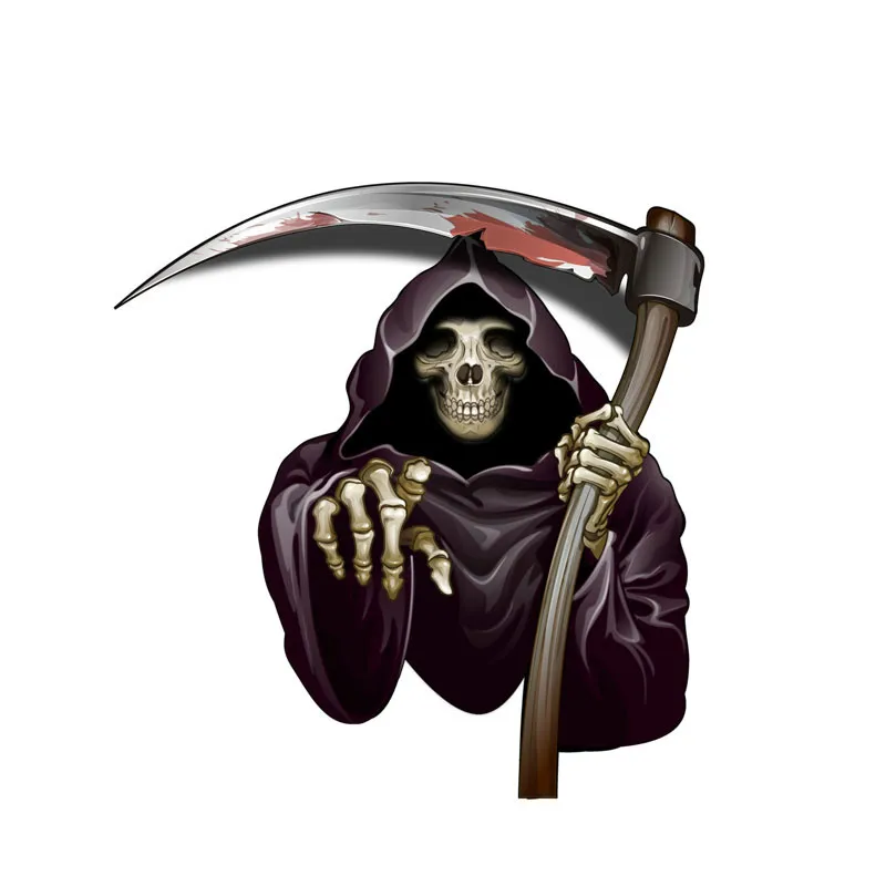 Новинка Реалистичная наклейка с изображением черепа смерти Защита от царапин