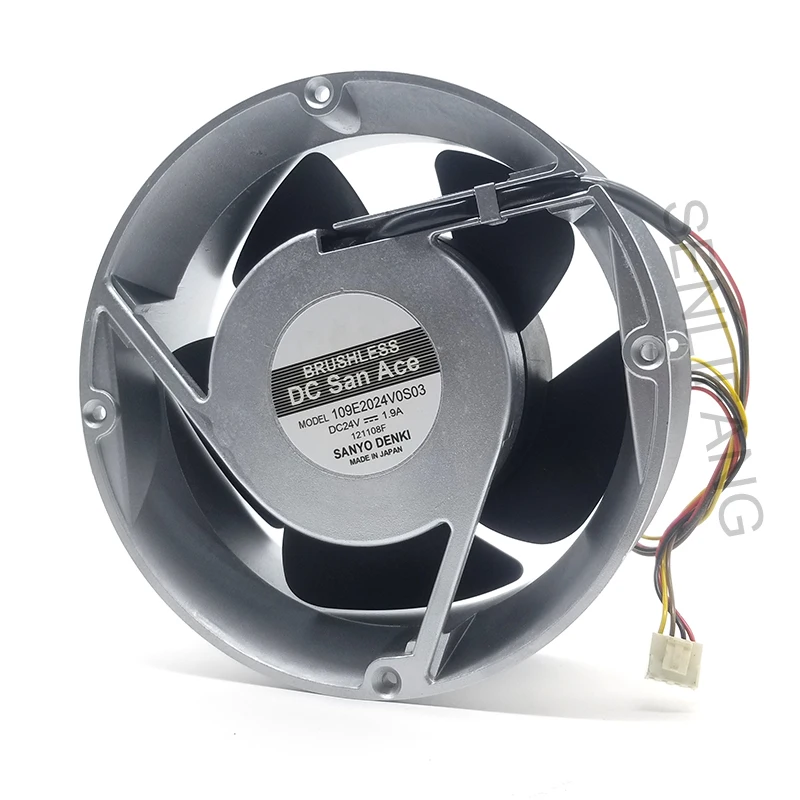Для 109E2024V0S03 20070 20 см 200 мм круглый DC 24V 1.9A 4 проводной шторма алюминиевая рама