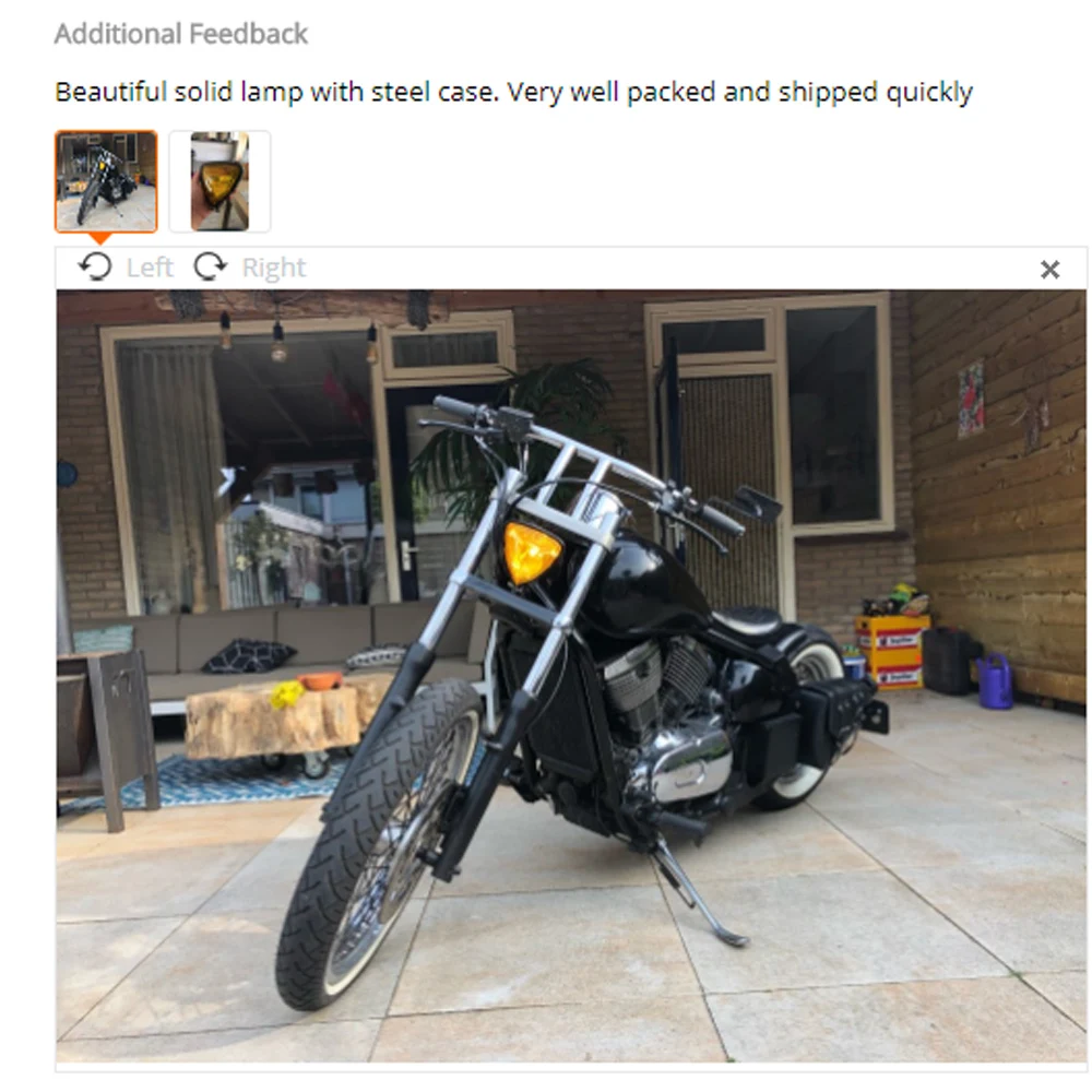 Винтажная треугольная фара для Harley Bobber тонкая ретро-фара Chopper опция Ретро |