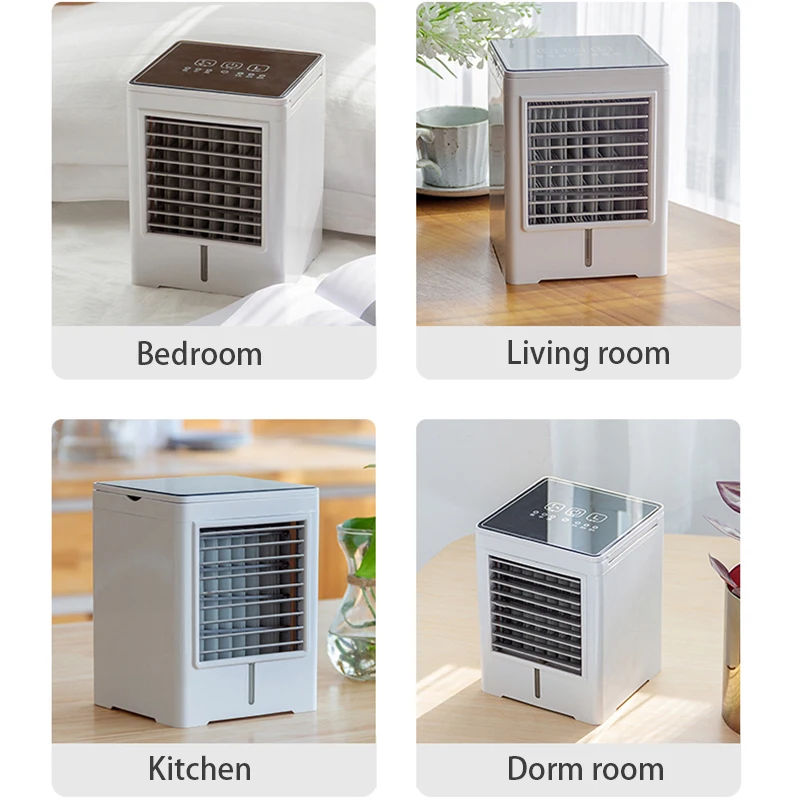 

Smart Home Air Conditioner Fan Mini Humidification Air Cooler USB Home Water-cooled Air Conditioner Portable Air Cooler Mini Fan