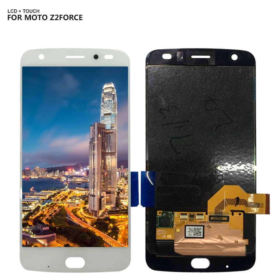 ЖК дисплей 5 дюйма для Motorola Moto Z2 Force XT1789 сенсорный экран дигитайзер стекло в сборе +