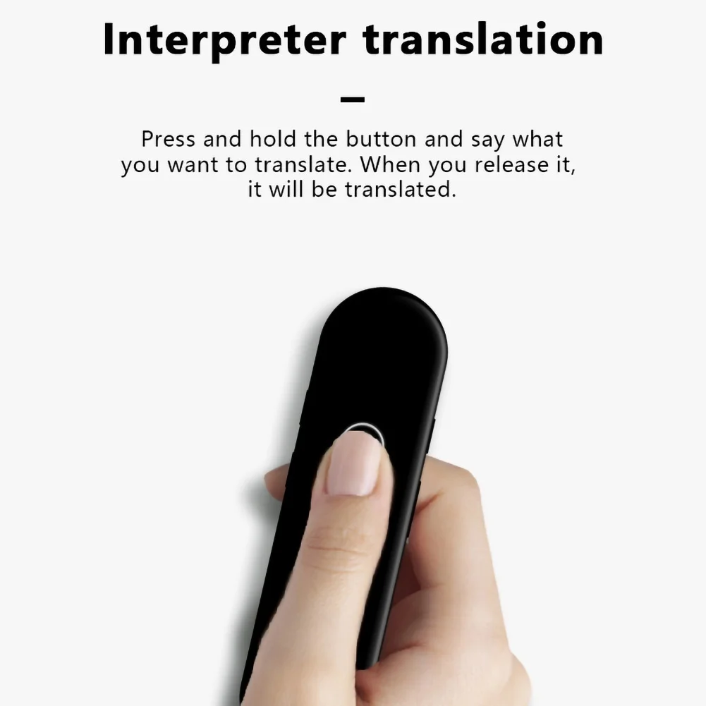Умный переводчик ручной в режиме реального времени двусторонний язык текст фото