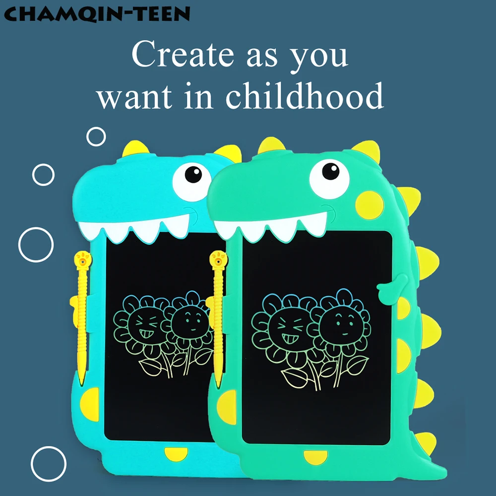 

Cartoon Drawing Tablet LCD Writing Tablet Electronics Dinosaur Graphics Tablet Drawing Board Portable Handwriting Gifts For Kids