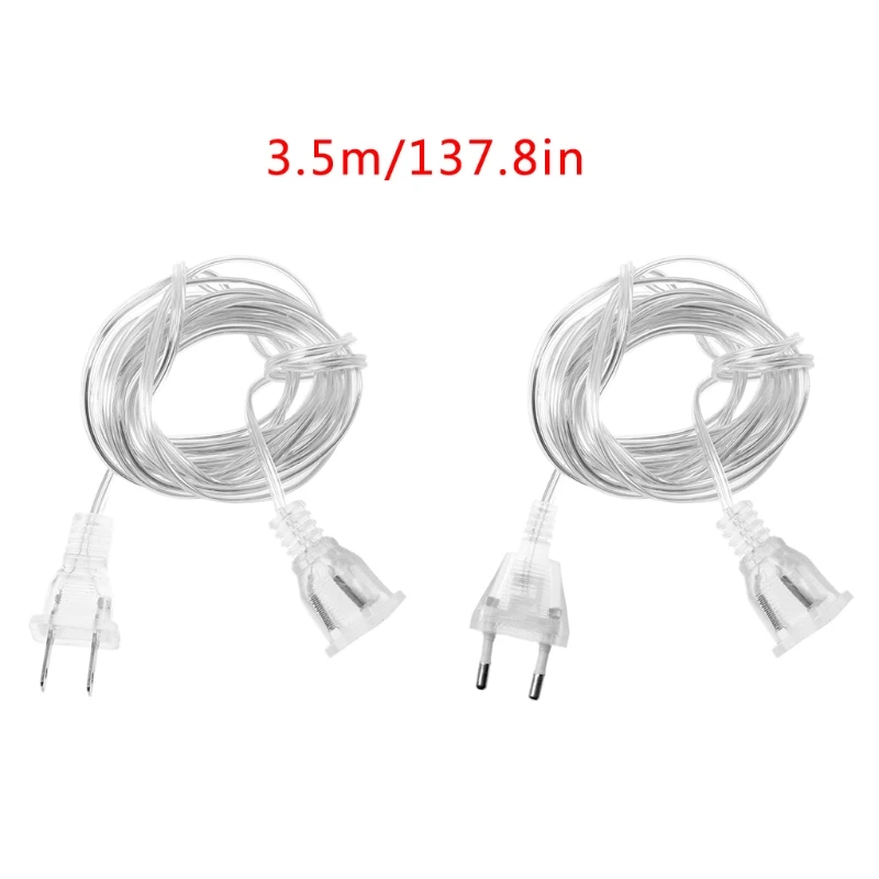 

EU US Plug Male To Female Power Supply Extension Cable For PC Wall Charger LED