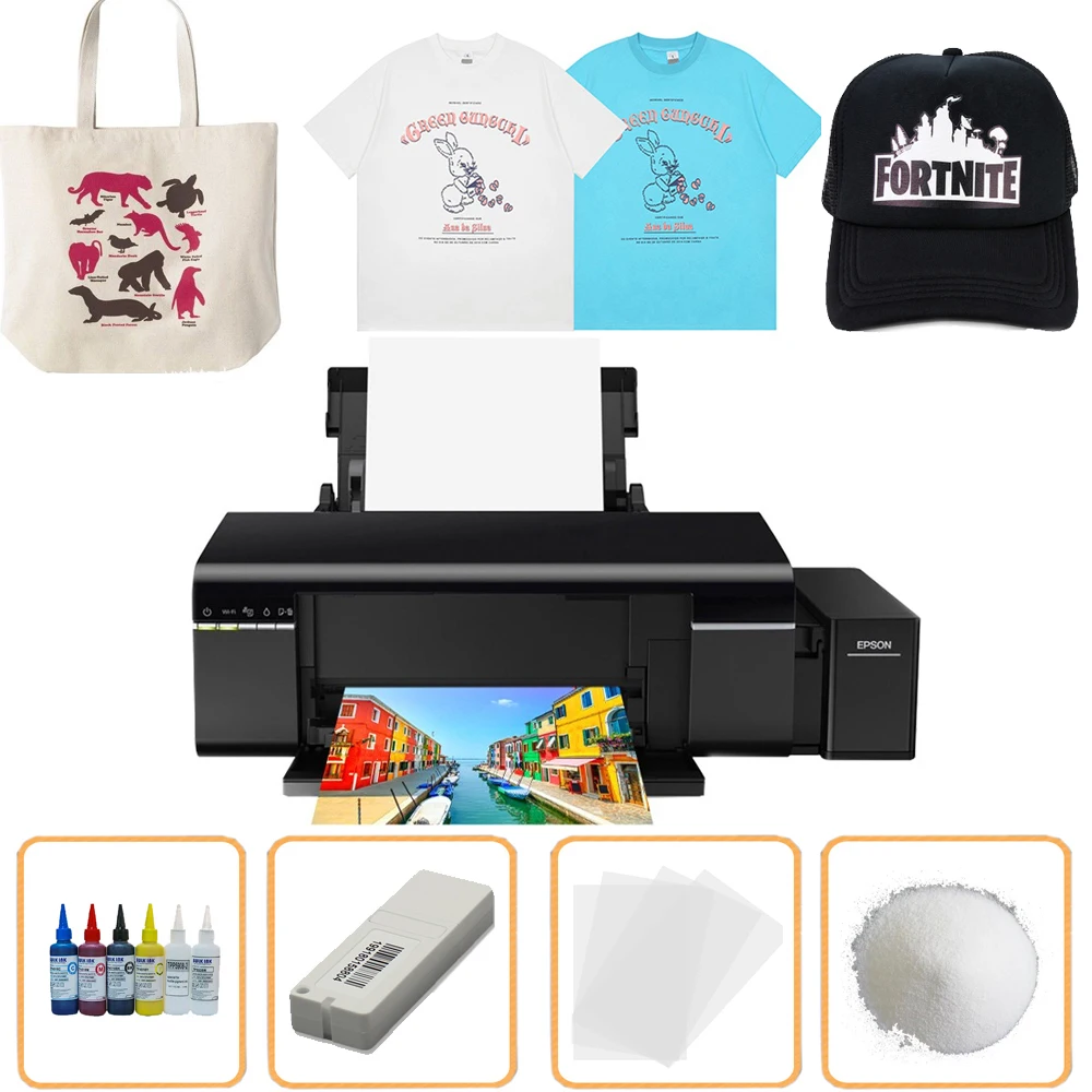 Принтер DTF для принтера Epson L1800 + Принадлежности сделай сам передачи любых