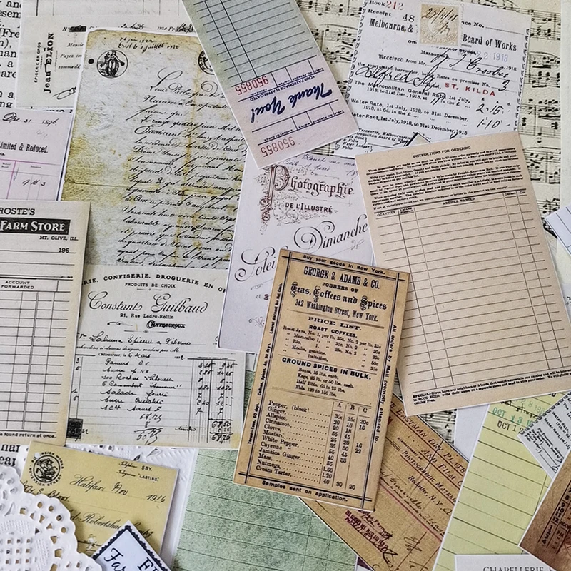 54 шт./лот винтажная билетная этикетка наклейка сделай сам Скрапбукинг альбом