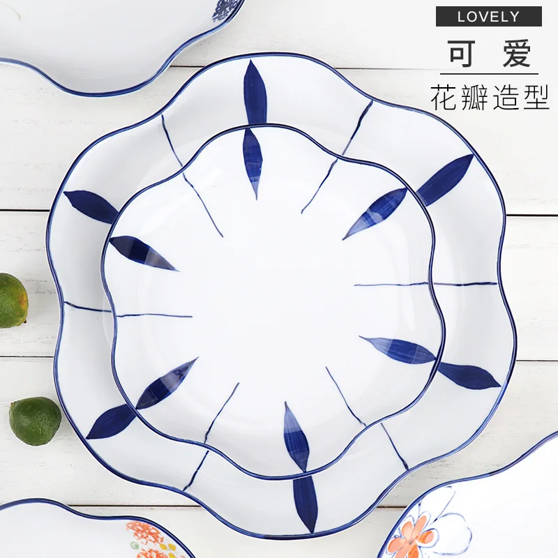 Японская Персонализированная посуда домашняя креативная Милая тарелка для