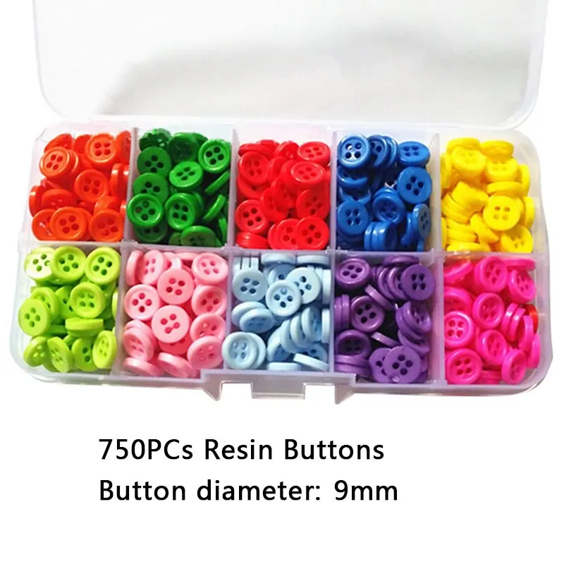 360PCs Professional Fastener Snap Pliers Buttons Plastic Buttons Kit Snaps Buttons DIY Craft Needlework Sewing Accessories