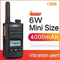 ksun x 30xkb mini walkie talkie professional fm transceiver uhf two way portable clock radio station talkie walkie wireless