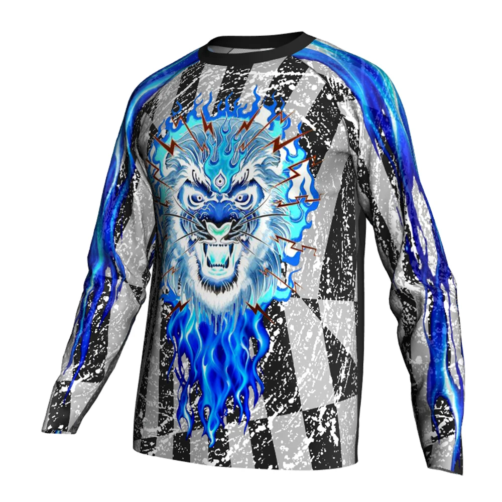 

Color Motorcycle Mountain Bike Team Downhill Jersey MTB Offroad DH MX Bicycle Locomotive Shirt Cross Country Mountain Bike